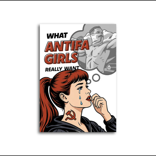 Aufkleber "Antifa-Girls"